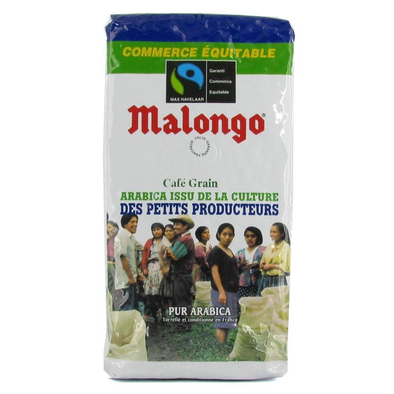 Catalogue Produits > Produits > Caf Commerce Equitable Malongo 100% arabica